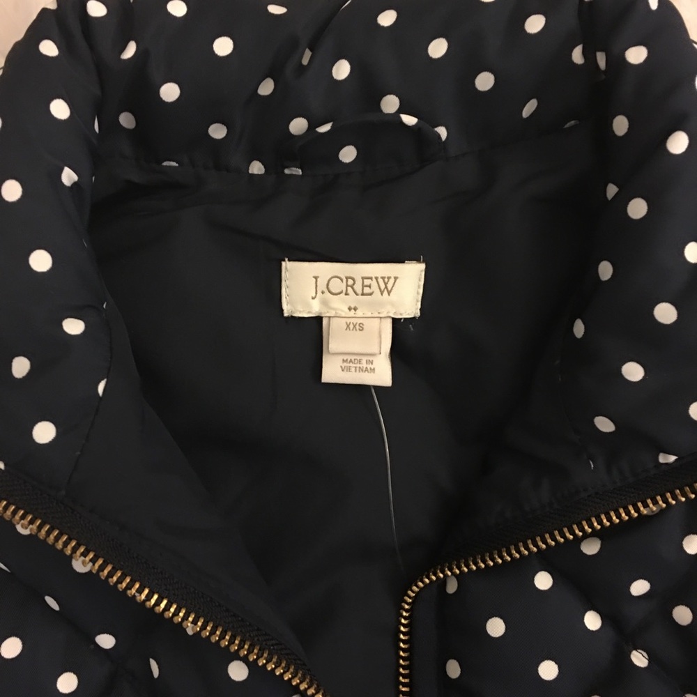 J. Crew | polka dot | excursion | quilted vest - Picture 4 of 13